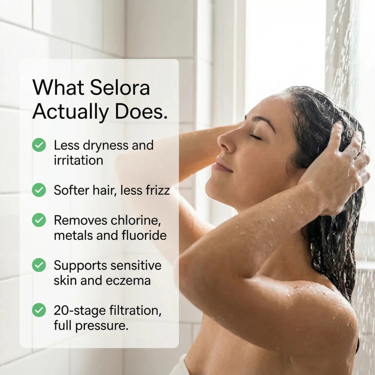 THE SELORABODY SHOWERHEAD - selorabody